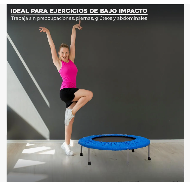 Foto 6 pulgar | Trampolín Brincolín Para Aeróbicos Fitness Ejercicio Jumping