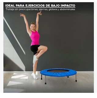Foto 5 | Trampolín Brincolín Para Aeróbicos Fitness Ejercicio Jumping