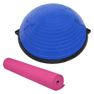 Foto 1 | Pelota tipo Bosu y Tapete Centurfit color Azul
