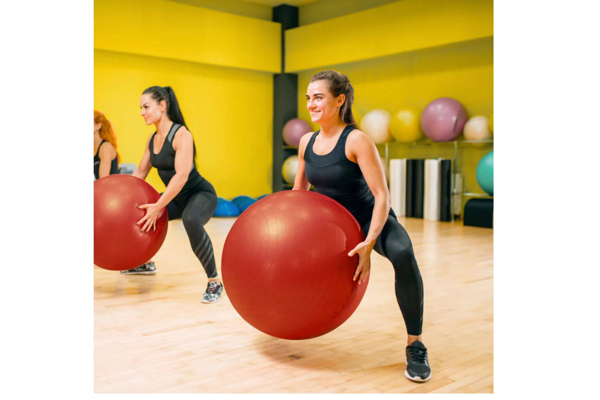 Foto 4 pulgar | Pelota Pilates Balance Fitness Yoga 55cm Con Inflador