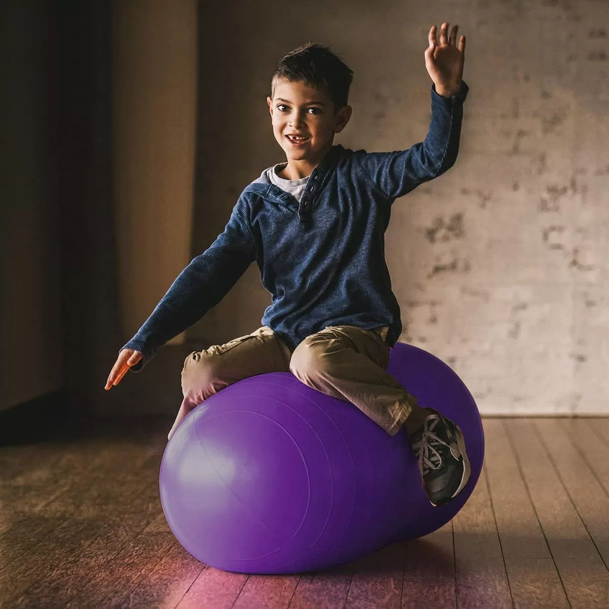 Foto 4 pulgar | Pelota para  Equilibrio y Pilates Eo Safe Imports Esi-17632 Púrpura