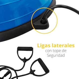 Foto 4 | Entrenador De Equilibrio Tayga 58cm Color Azul Con Dos Agarres Y Bomba Para Inflar.