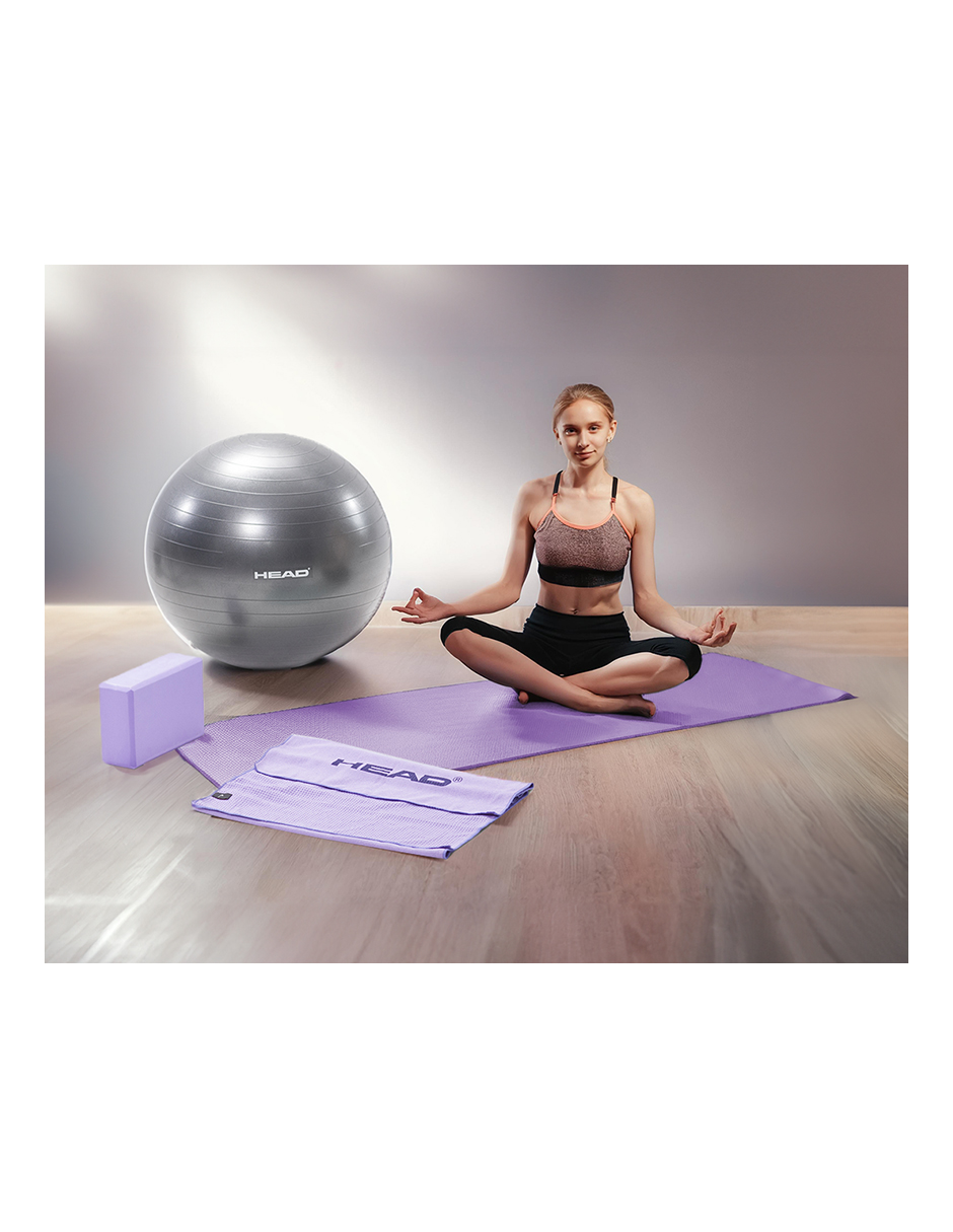 Foto 3 pulgar | Kit de Yoga Head Morado 4 Piezas