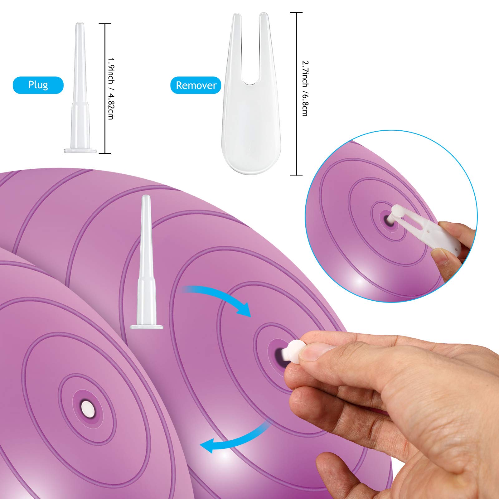 Foto 3 pulgar | Kit de Reemplazo Tapones para Pelotas Skylety 16 Piezas - Venta Internacional