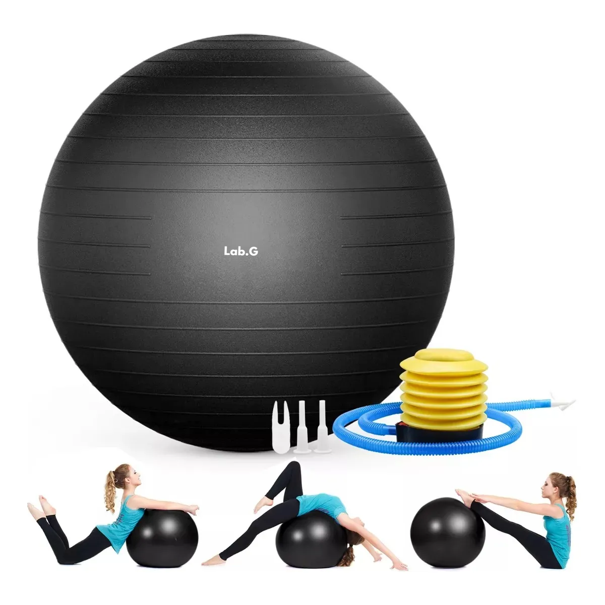 Foto 3 pulgar | Pelota de Pilates Fitness