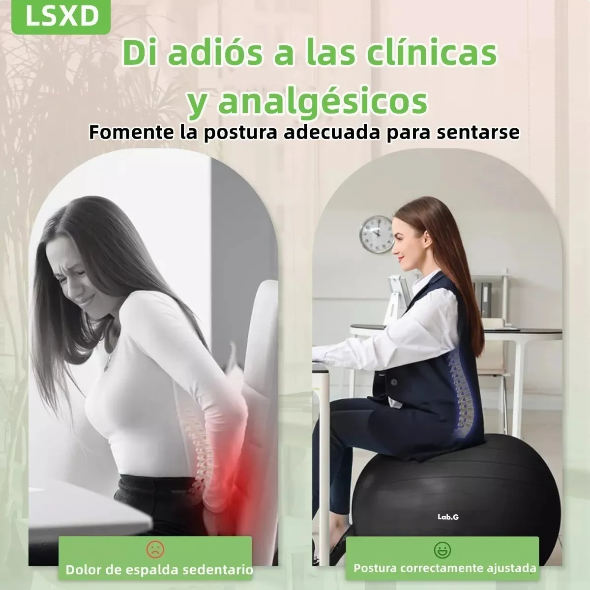 Foto 4 pulgar | Pelota de Pilates Fitness