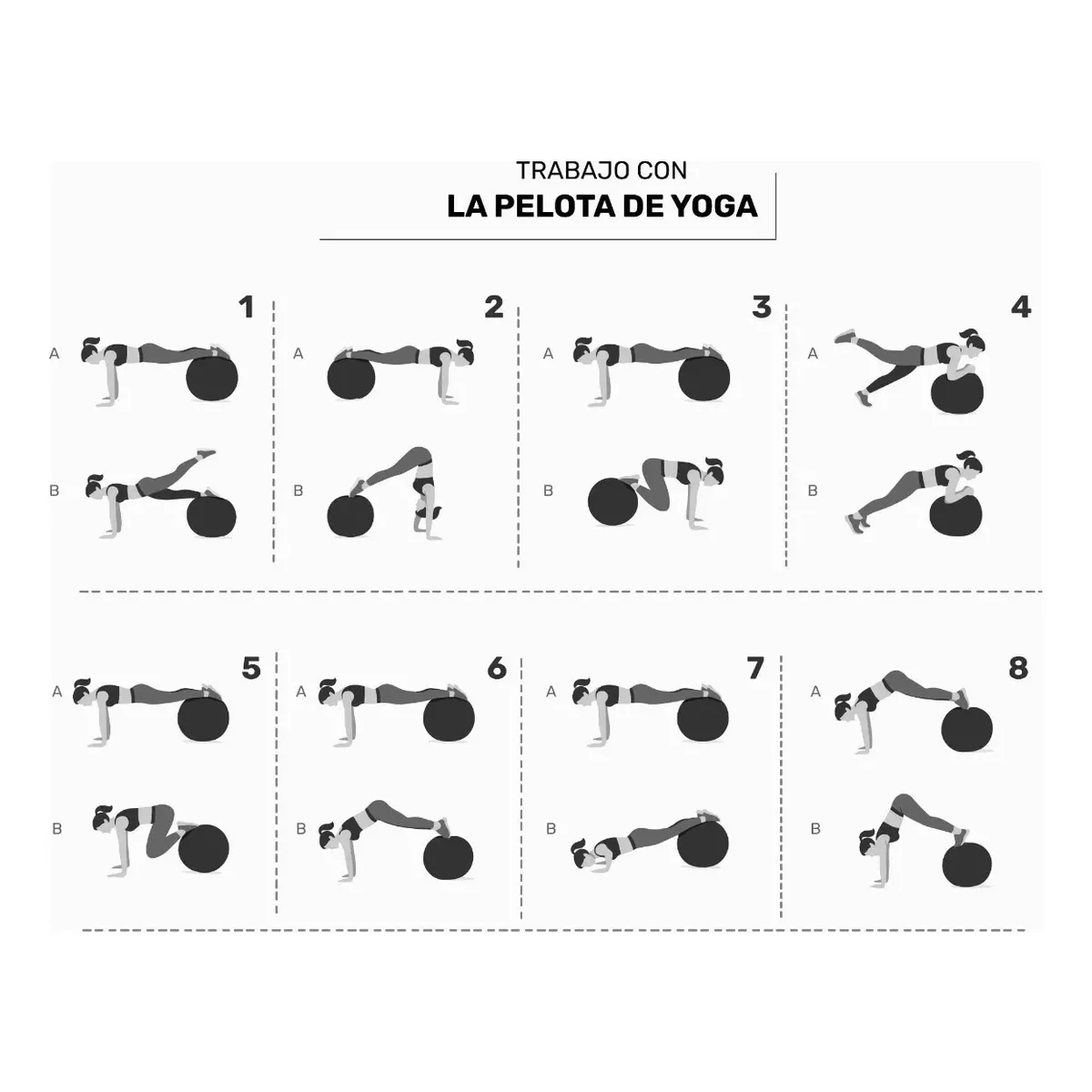 Foto 6 pulgar | Pelota de Pilates Fitness