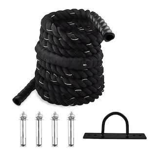 Foto 1 | Cuerda Batalla Crossfit Gym C/ancla 9m Eo Safe Imports Esi-9059-1 Negro