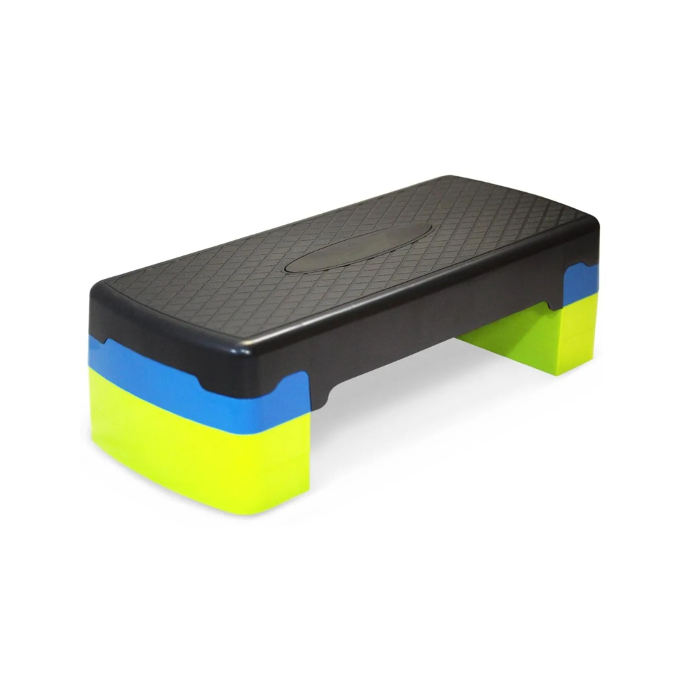 Banco Step Escalón Plataforma para Cardio Malubero color Negro