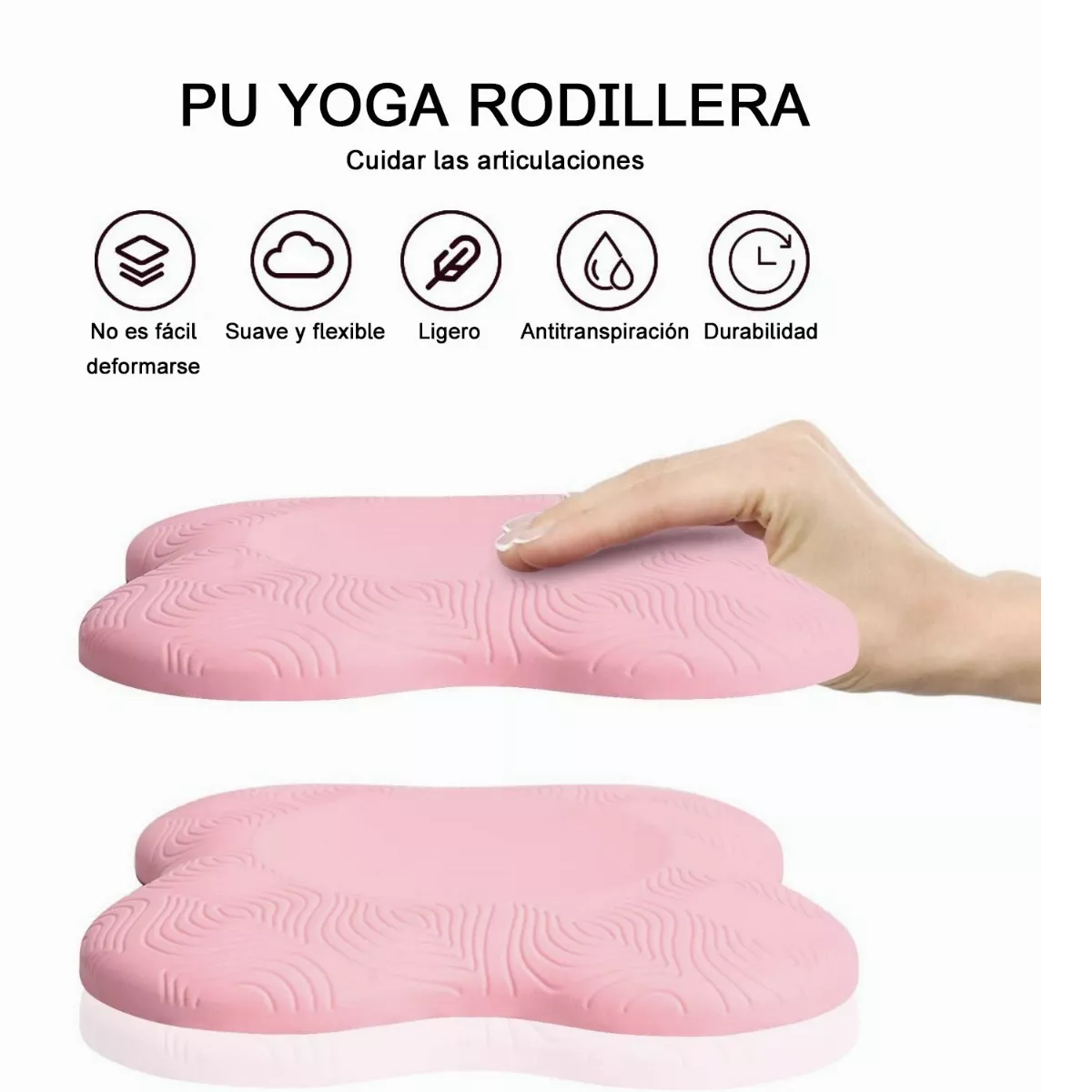 Foto 3 pulgar | Set 2 Uds Rodilleras Para Rodilla Yoga Pilates Entrenamiento Eo Safe Imports Esi-8513 color Rosa