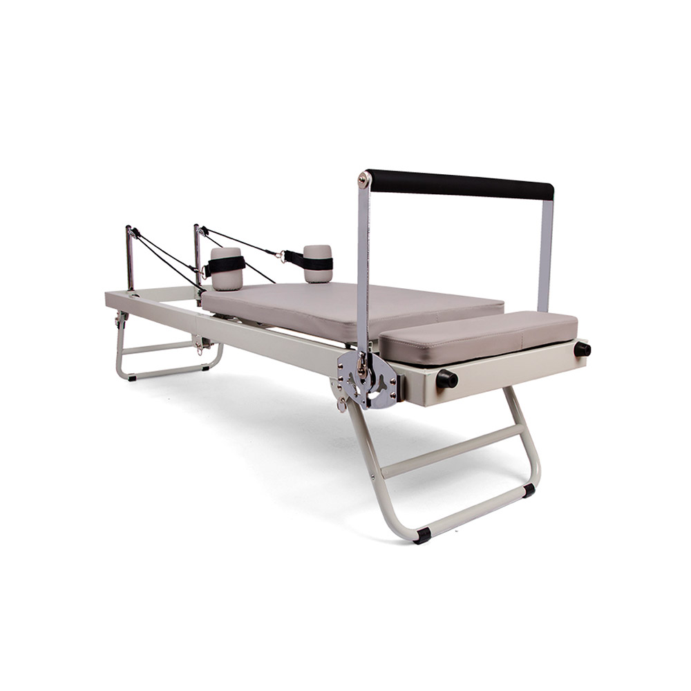 Cama de Pilates Reformer Portatil Yoga Fitness Plegable