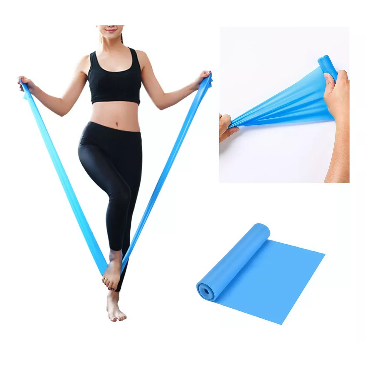 Foto 3 pulgar | 5 Set Bloque Para Yoga Pelota De Pilates Bandas Resistencia Eo Safe Imports Esi-17502  Azul