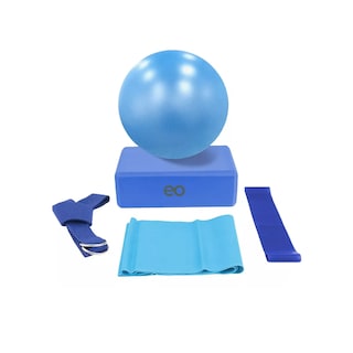 Foto 1 | Kit de Pilates Pelota Bloques Yoga 5 Piezas Eo Safe Imports Esi-9923-1 Azul