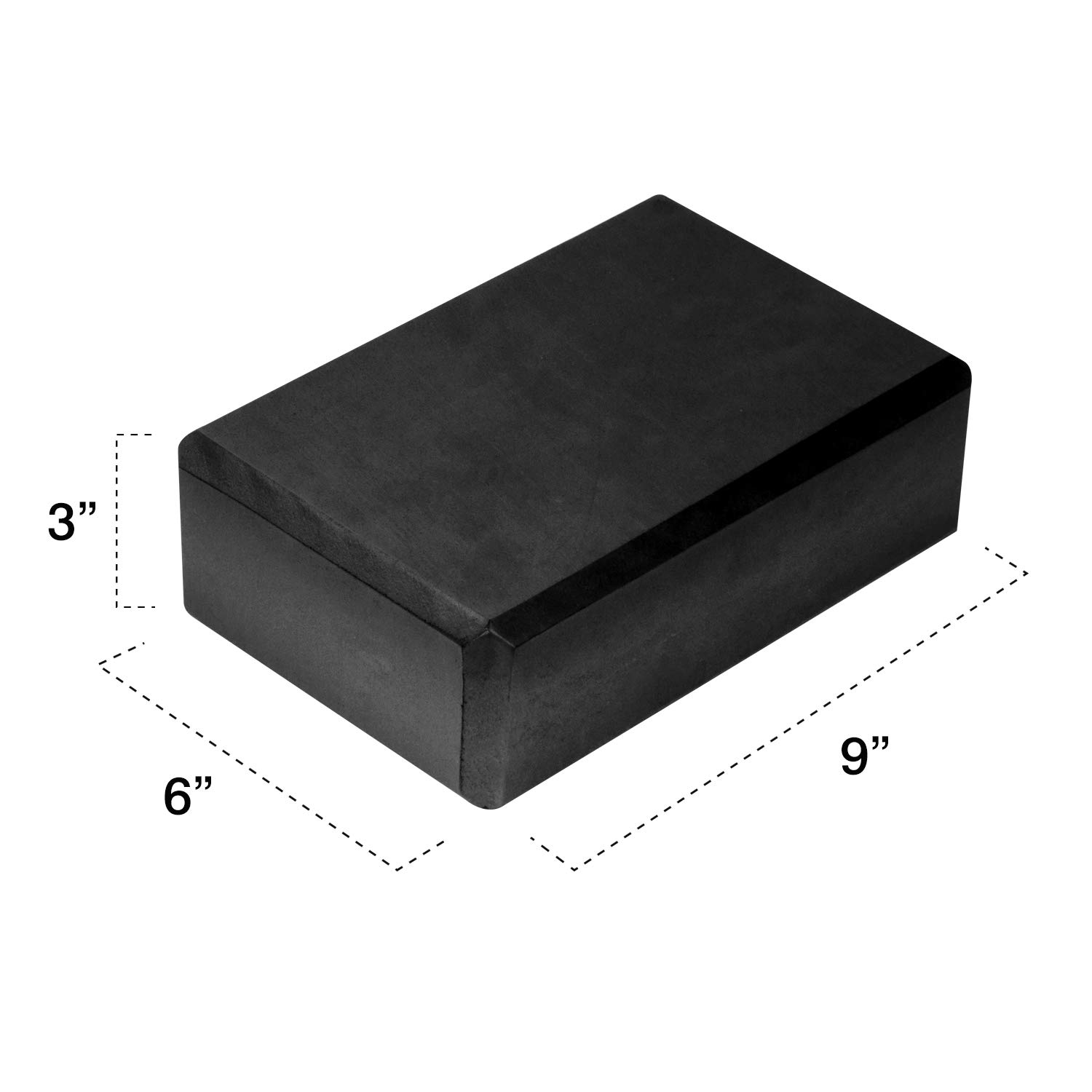 Foto 7 pulgar | Yoga Blocks Moko Thin, Paquete De 2 Unidades, Espuma Eva De Alta Densidad, Color Negro - Venta Internacional.