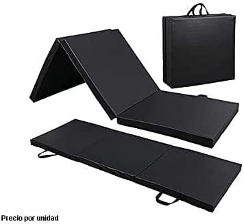 Foto 4 pulgar | Colchoneta Plegable Gimnasia Pilates 180x50x10 color Negro