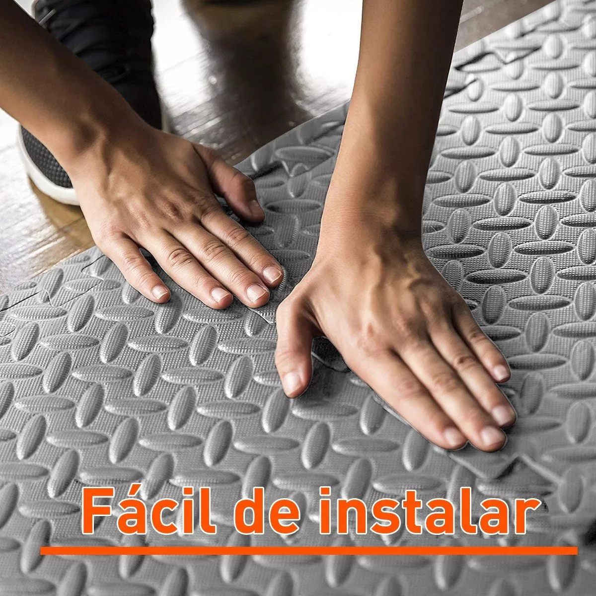Foto 5 pulgar | Alfombrilla Multiuso Resistente y Durable Eo Safe Imports Esi-5809 color Gris 6 Piezas