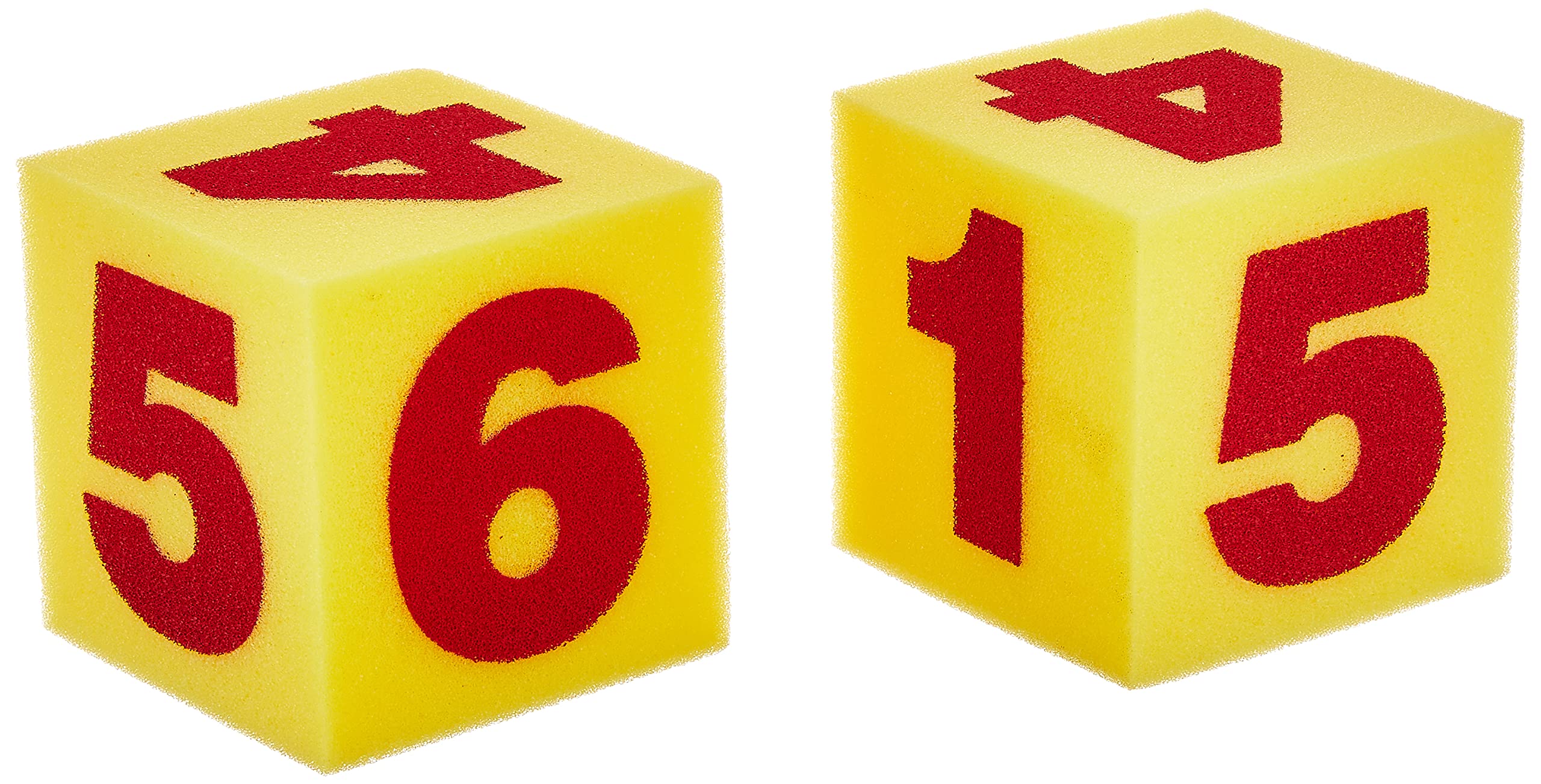 Juego De 2 Números Gigantes Suaves De Foam Cubes Learning Resources - Venta Internacional.