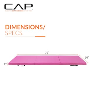 Foto 4 | Colchoneta Plegable Para Ejercicios Cap Barbell, Duradera, Antidesgarros, Rosa - Venta Internacional.