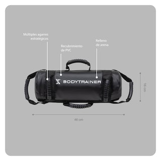 Foto 3 | Saco Entrenamiento Bodytrainer Sandbag 10 Kg Negro