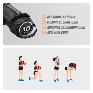 Foto 4 | Saco Entrenamiento Bodytrainer Sandbag 10 Kg Negro