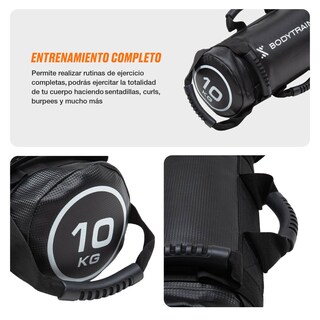 Foto 5 | Saco Entrenamiento Bodytrainer Sandbag 10 Kg Negro