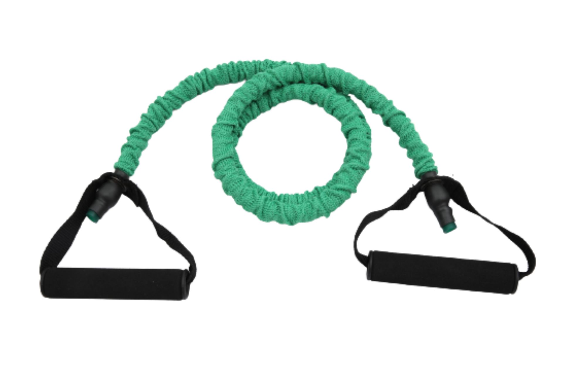 Banda Elástica Resistencia Gym Liga Tubular Verde con Agarradera 1 Unidad