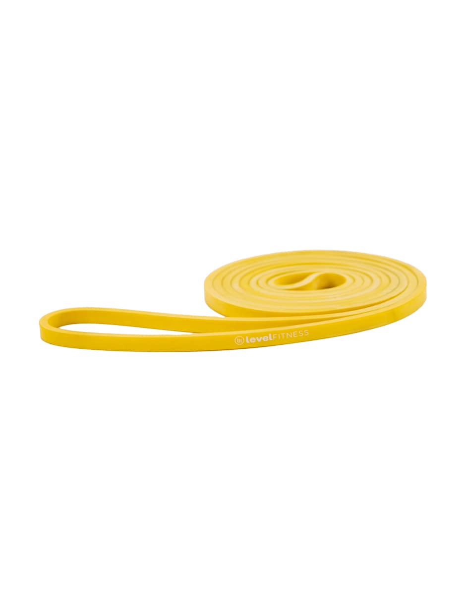 Banda Elástica Level Fitness de Resistencia color Amarillo $359