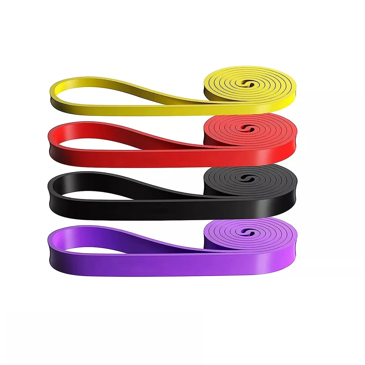 Bandas De Resistencia De Ejercicio Yoga Y Fitness Kit 4 Pcs Eo Safe Imports Esi-13090 Multicolor $539