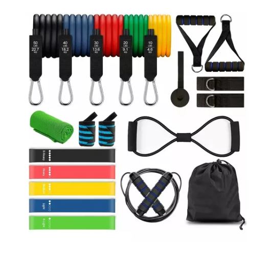 Foto 2 pulgar | Kit de Banda de Resistencia para Ejercicio Wünd 23 Piezas