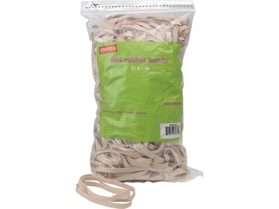 Foto 2 | Bandas Elásticas Staples 180651 #64 3,5 Cm X 0,6 Cm 380 Unidades Por Bolsa, 25 Bolsas - Venta Internacional.