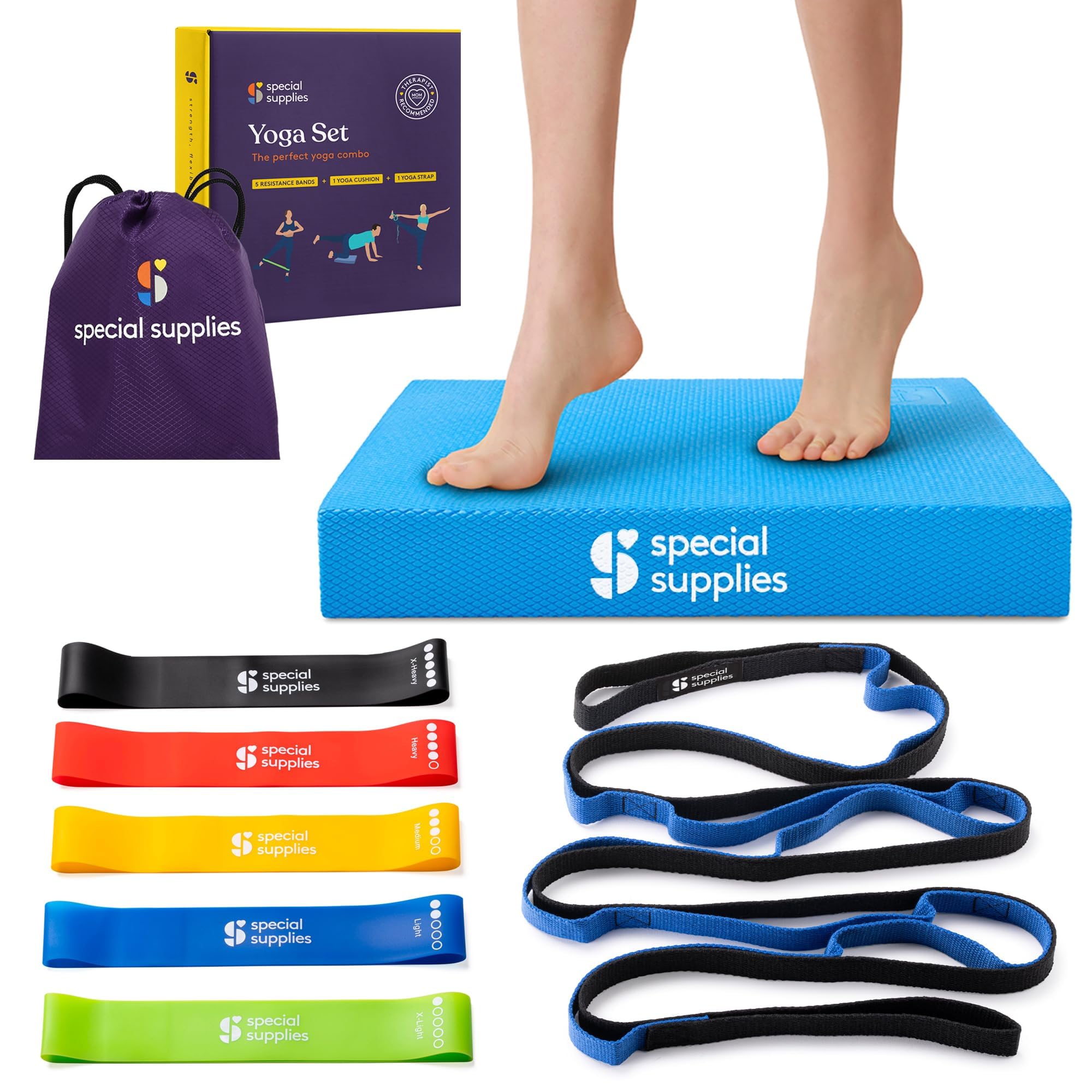 Kit De Ejercicios, Suministros Especiales, Correas, Almohadilla De Equilibrio Para Yoga - Venta Internacional. $1,239