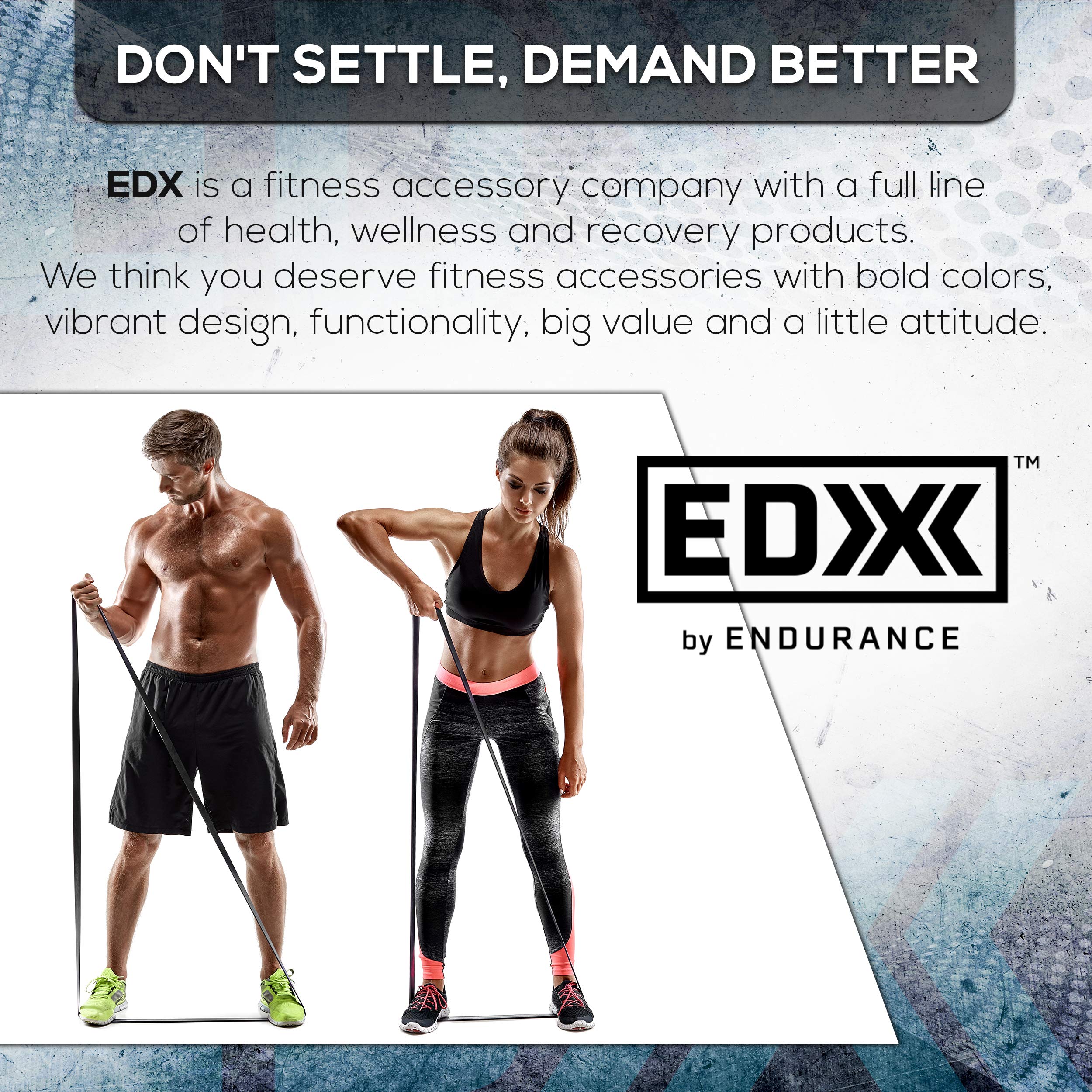 Foto 7 | Set De 7 Bandas Resistance Loop Con Asas Edx Para Entrenamientos - Venta Internacional.