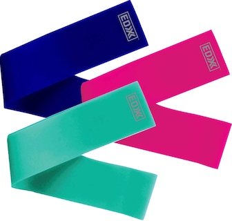 Foto 1 | Paquete De 3 Bandas Resistance Loop Bands Edx De Alta, Media Y Baja Resistencia - Venta Internacional.