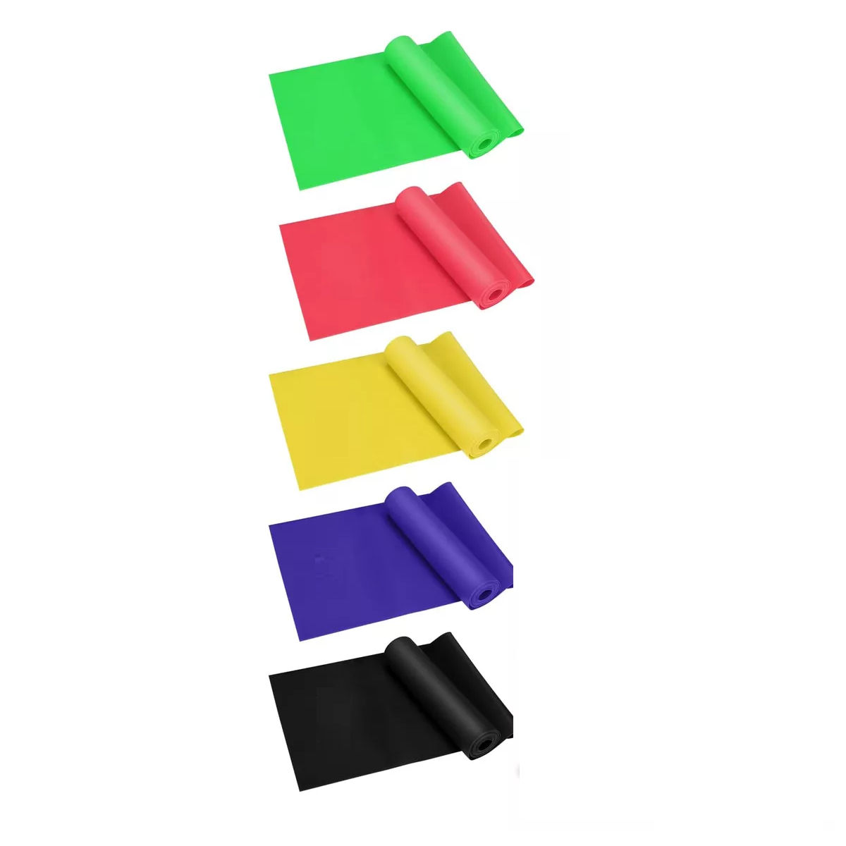 Bandas Elásticas De Resistencia Ejercicio Fitness Yoga 6 Pcs Eo Safe Imports Esi-17505 Multicolor