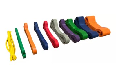 Foto 1 | Bandas de Resistencia Kevinbro Pull Ups Ligas Elásticas 10 piezas