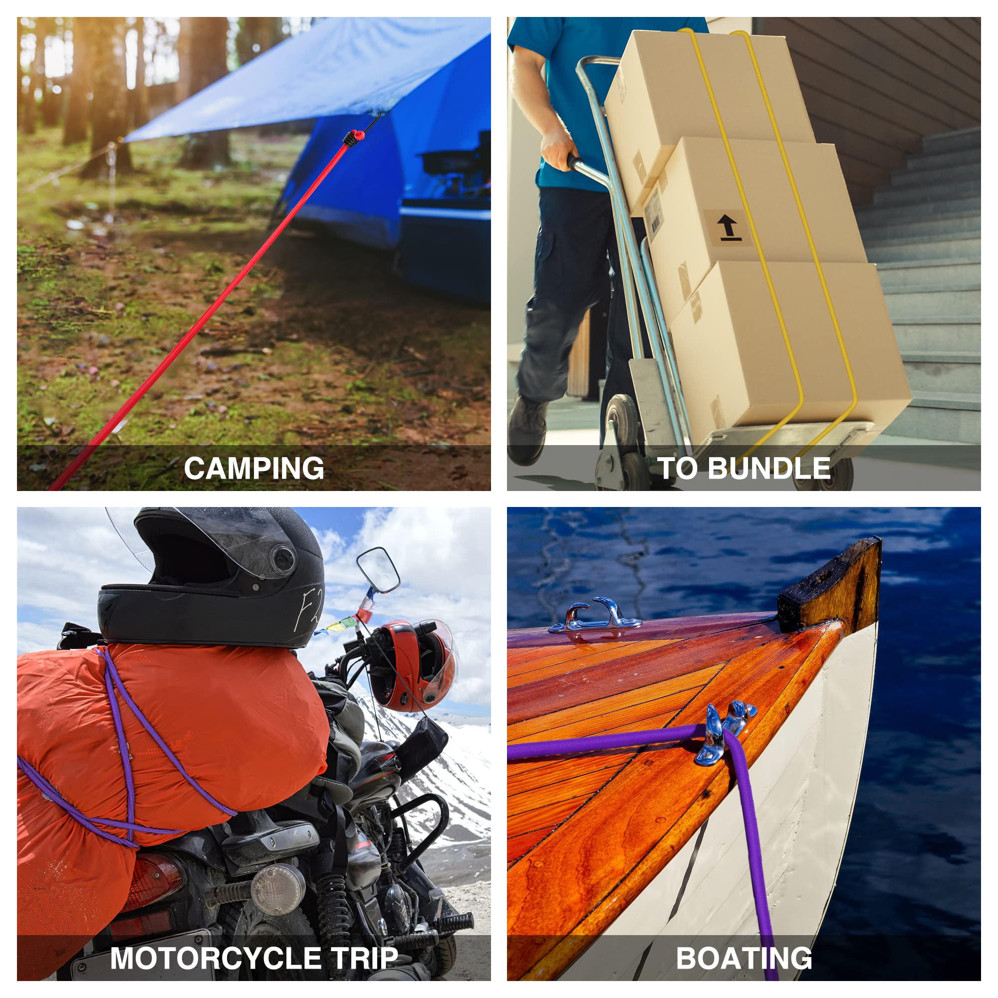 Foto 7 | Bungee Cords Workpro Heavy Duty Outdoor, 22 Unidades Con Tarro De Almacenamiento - Venta Internacional.