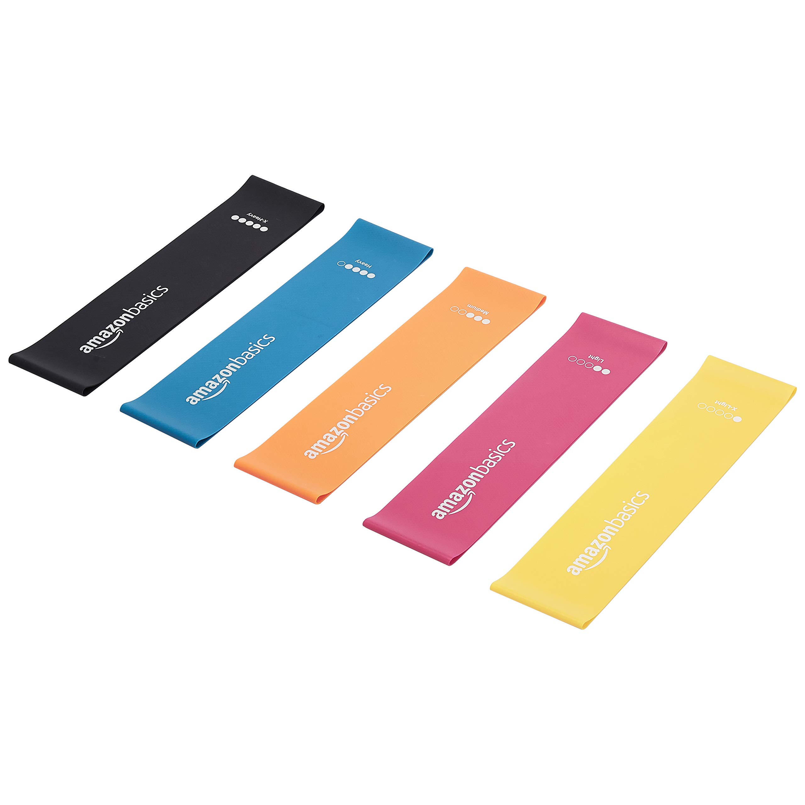 Foto 2 pulgar | Juego De 5 Bandas De Resistencia Amazon Basics Multicolores De 60 Mm - Venta Internacional.