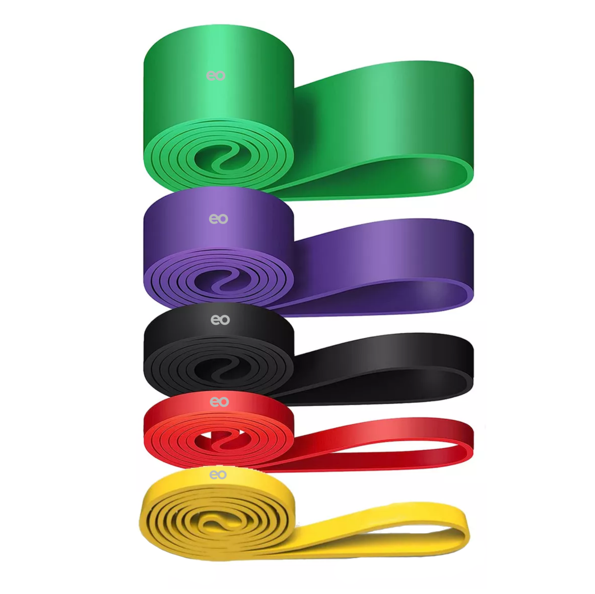 Foto 2 pulgar | Set de 5 Bandas Elásticas de Resistencia Eo Safe Imports Esi-11274-1 Multicolor