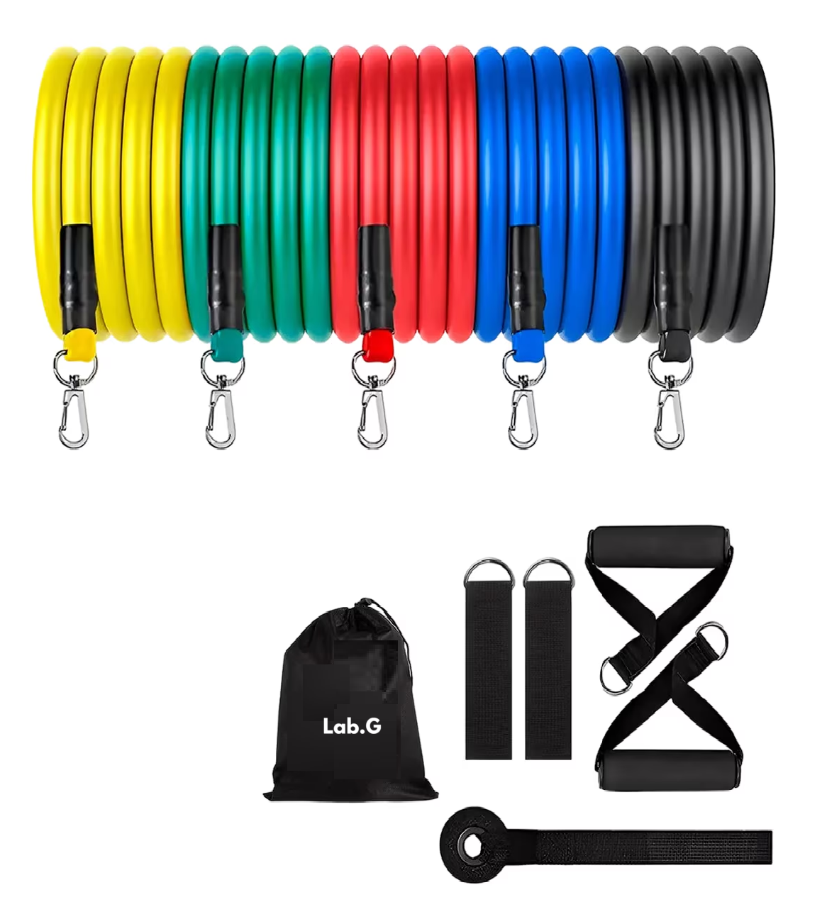Bandas De Resistencia Gimnasio Ligas Ejercicio Yoga Fitness Multicolor