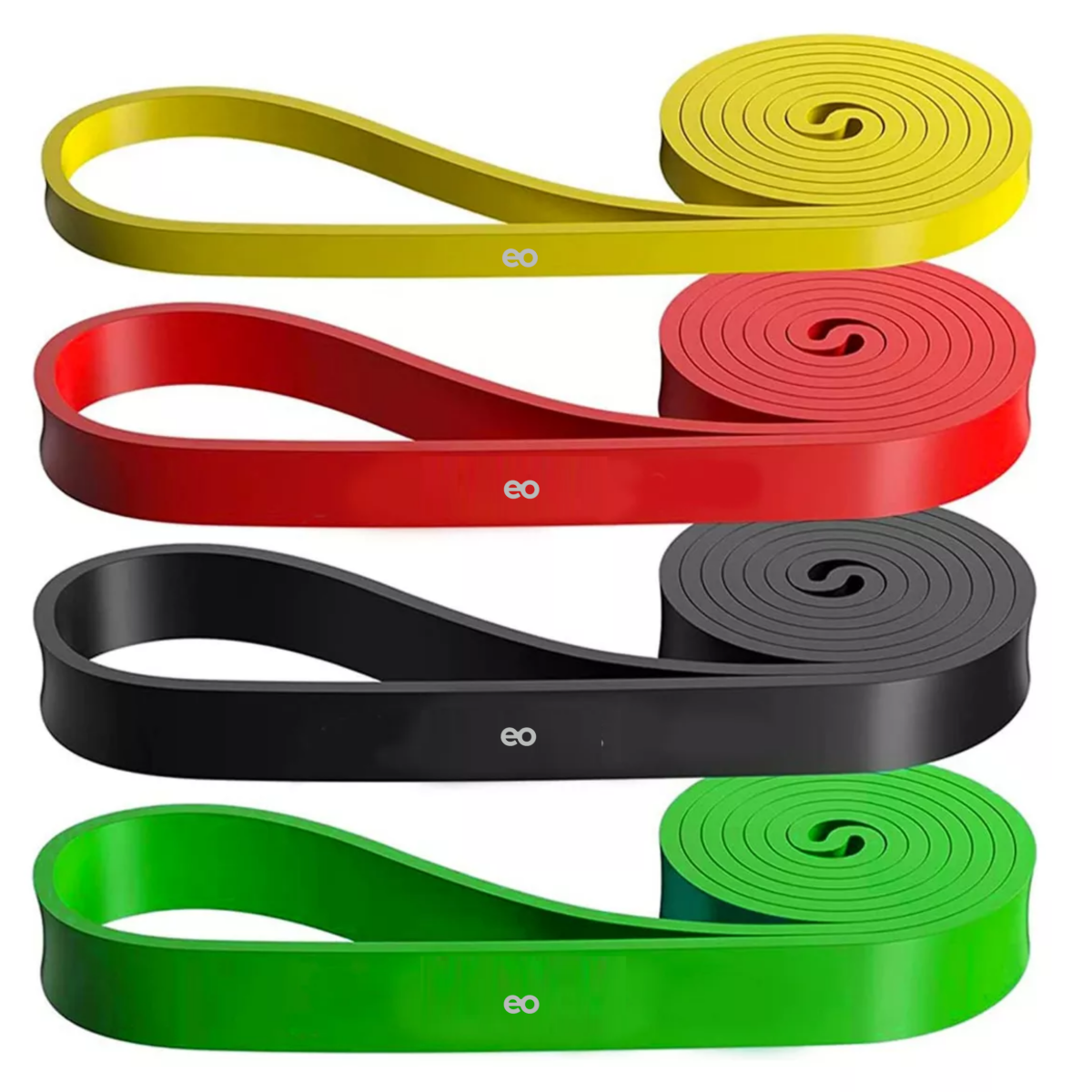 Bandas Elásticas de Ejercicio con 4 Piezas
