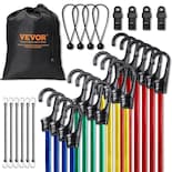 Surtido De Cuerdas Elásticas Vevor, 32 Unidades, 12 Mm, Resistentes, Con Ganchos - Venta Internacional.