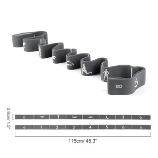 Foto 3 | Banda De Estiramiento Yoga Elastica Liga Pilates Eo Safe Imports Esi-19331 Gris