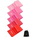 Bandas Elásticas De Resistencia Ejercicio Fitness Yoga 6 Pcs Eo Safe Imports Esi-19337 Multicolor