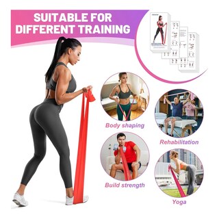 Foto 4 | Bandas Elásticas De Resistencia Ejercicio Fitness Yoga 6 Pcs Eo Safe Imports Esi-19337 Multicolor