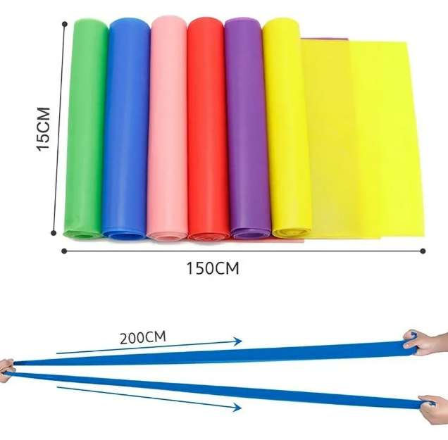 Foto 5 pulgar | Xtellar Kit Premium De Bandas De Resistencia Elástica De 10 Piezas Para Fitness Y Ejercicio