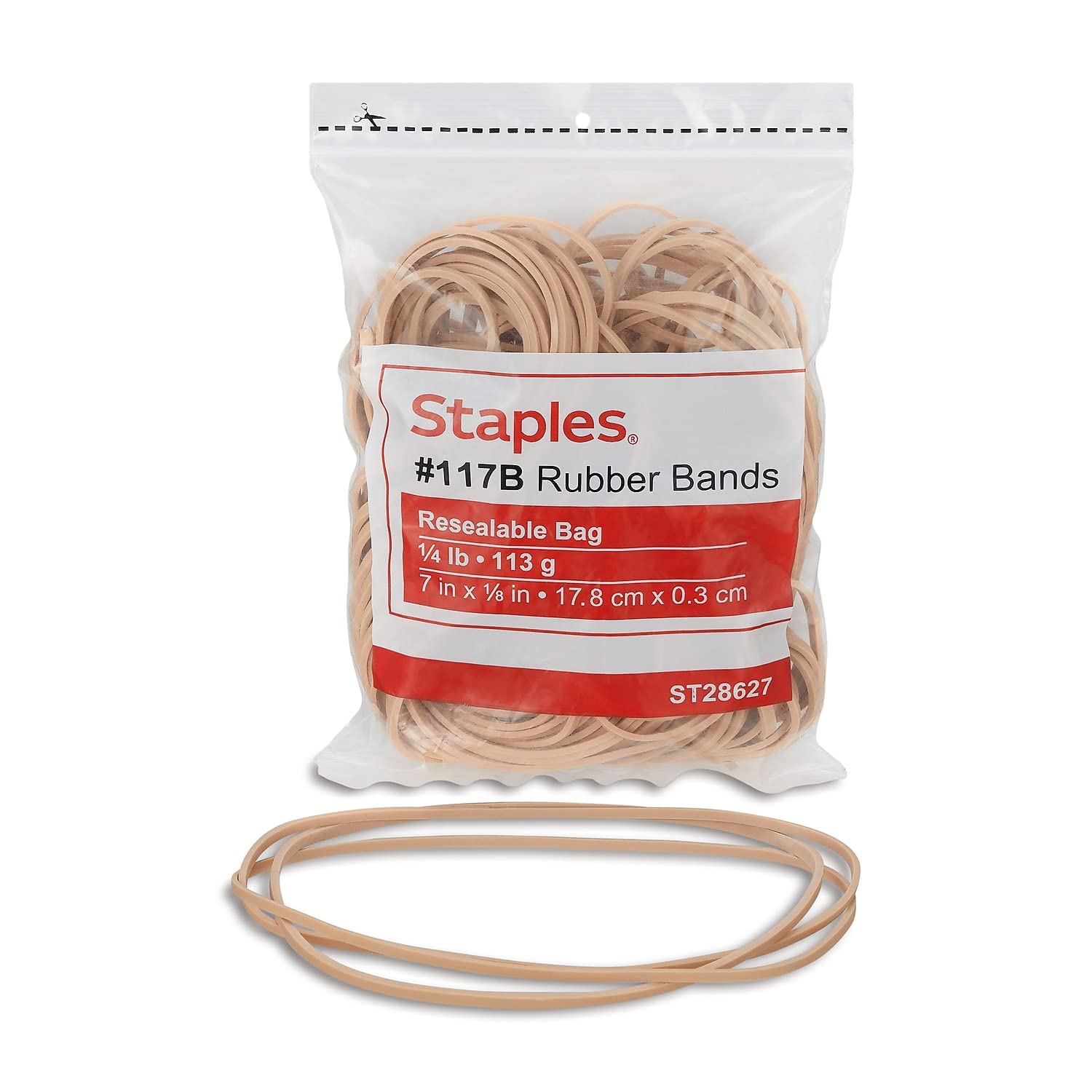Bandas Elásticas Staples 808016 #117b, Paquete De 50 Unidades, Premium - Venta Internacional.