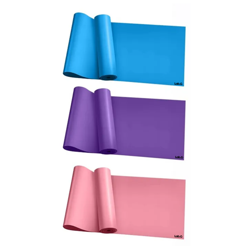 Foto 2 pulgar | Bandas Elásticas De Resistencia Ejercicio Fitness Yoga 3pcs Lab.g,  Rosa Morado Azul