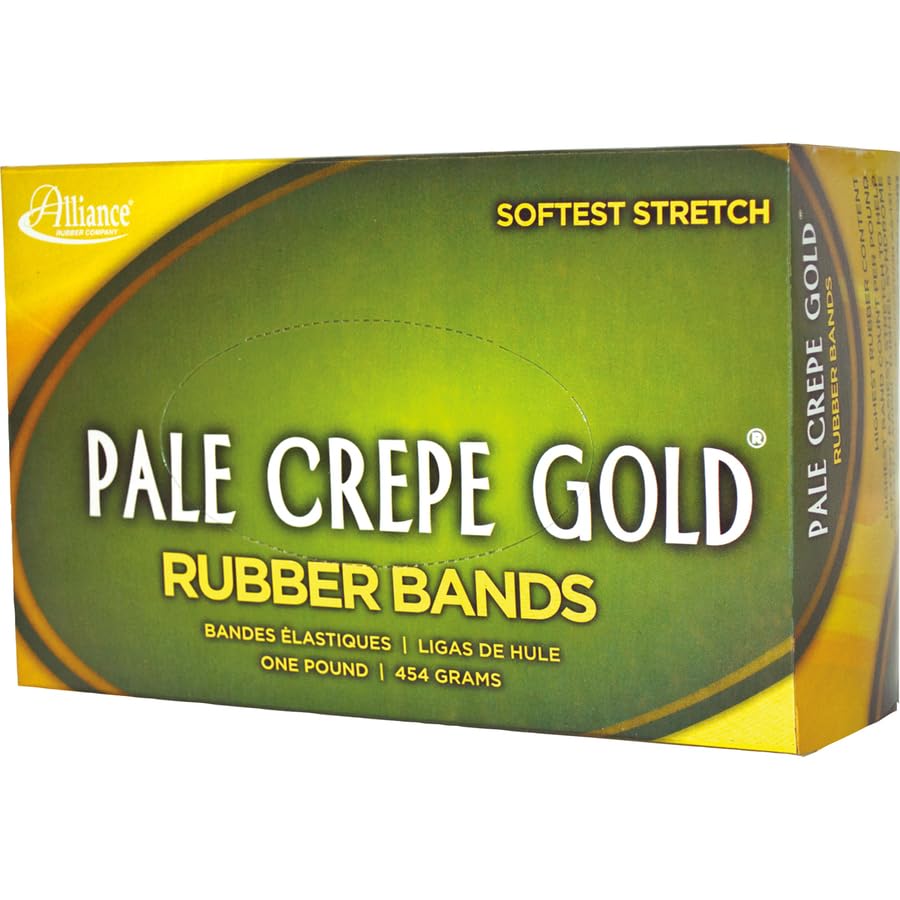 Foto 4 pulgar | Rubber Bands Alliance Pale Crepe Gold #84, Caja De 1 Libra (240 Bandas) - Venta Internacional.