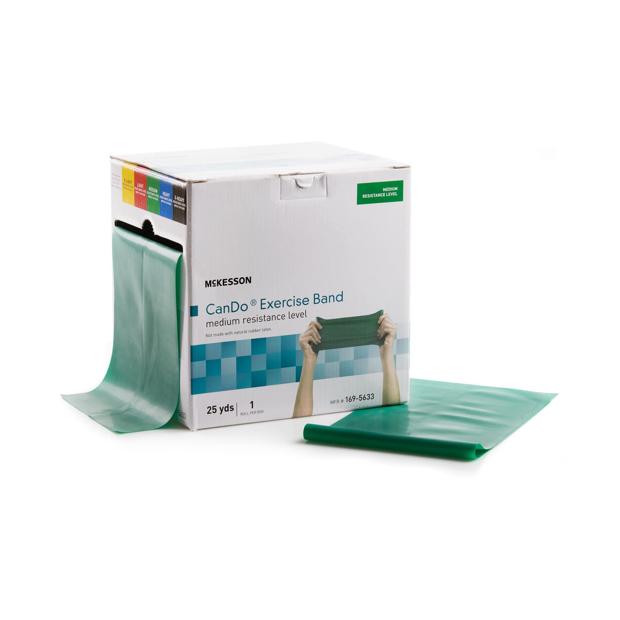 Foto 7 | Banda De Resistencia Mckesson Can Do Green  Tamaño Mediano  5 Cm X 23 M - Venta Internacional.
