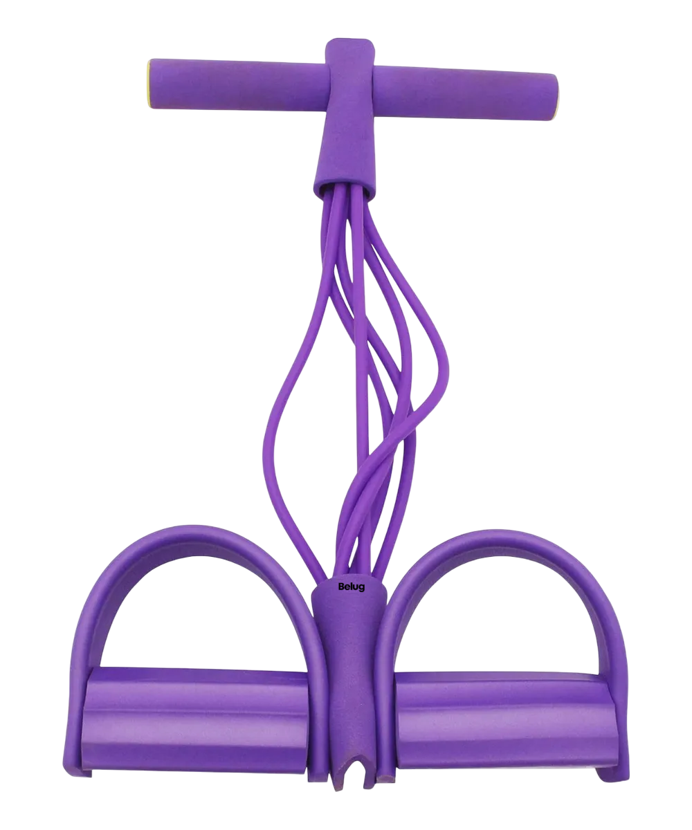Liga Ejercicio  Abdomen Piernas Cintura Banda Resistencia  Belug Violeta
